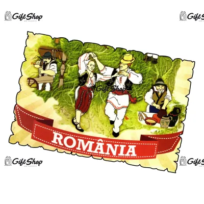 Tarani romania, magnet frigider mgs028